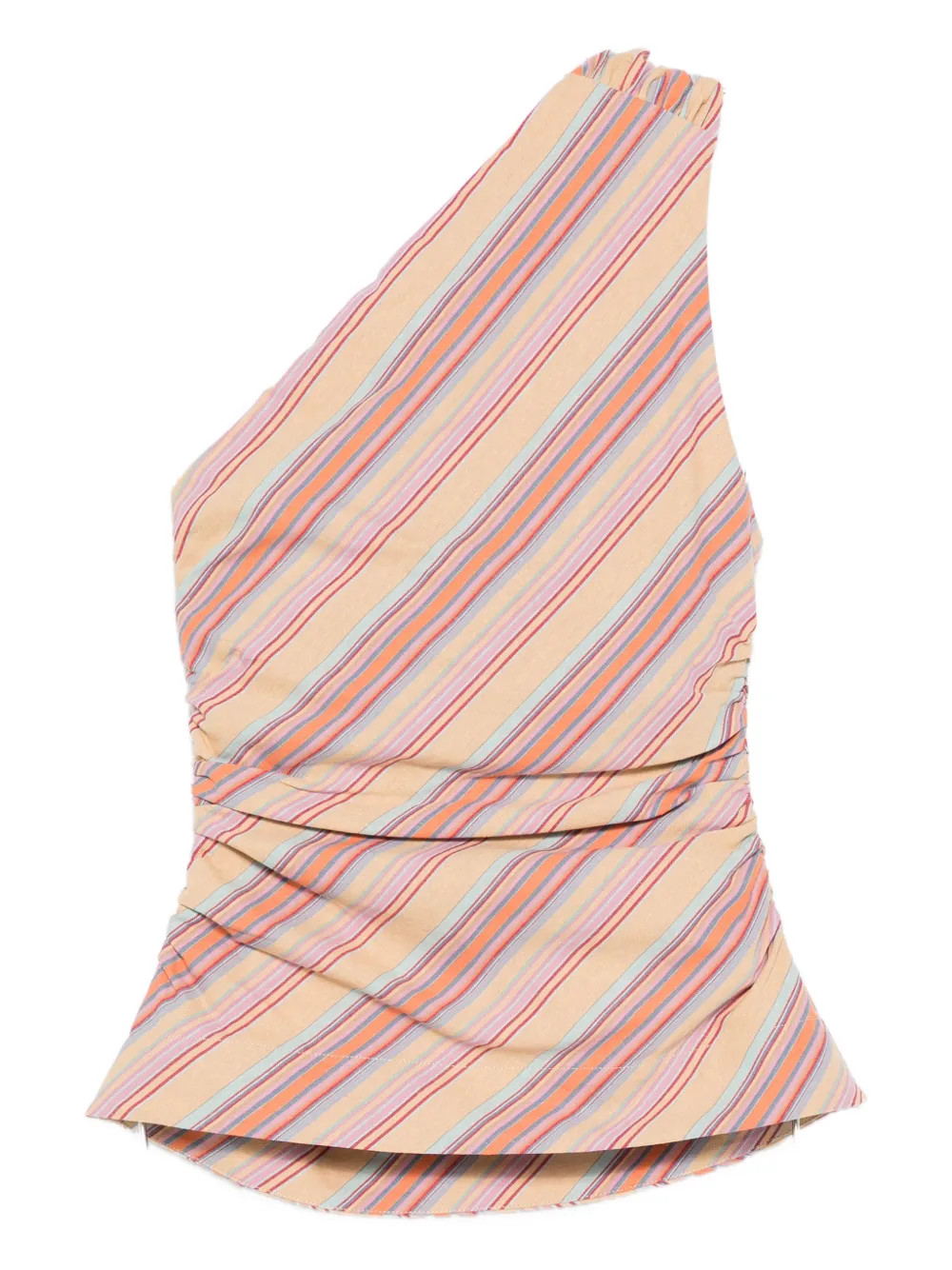 Faithfull the BrandAurora striped one-shoulder blouse | Farfetch Global