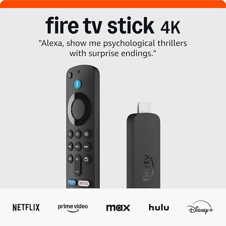 Amazon Fire TV Stick 4K (newest model) with AI-powered Fire TV Search, Wi-Fi 6, stream over 1.5 m... | Amazon (US)