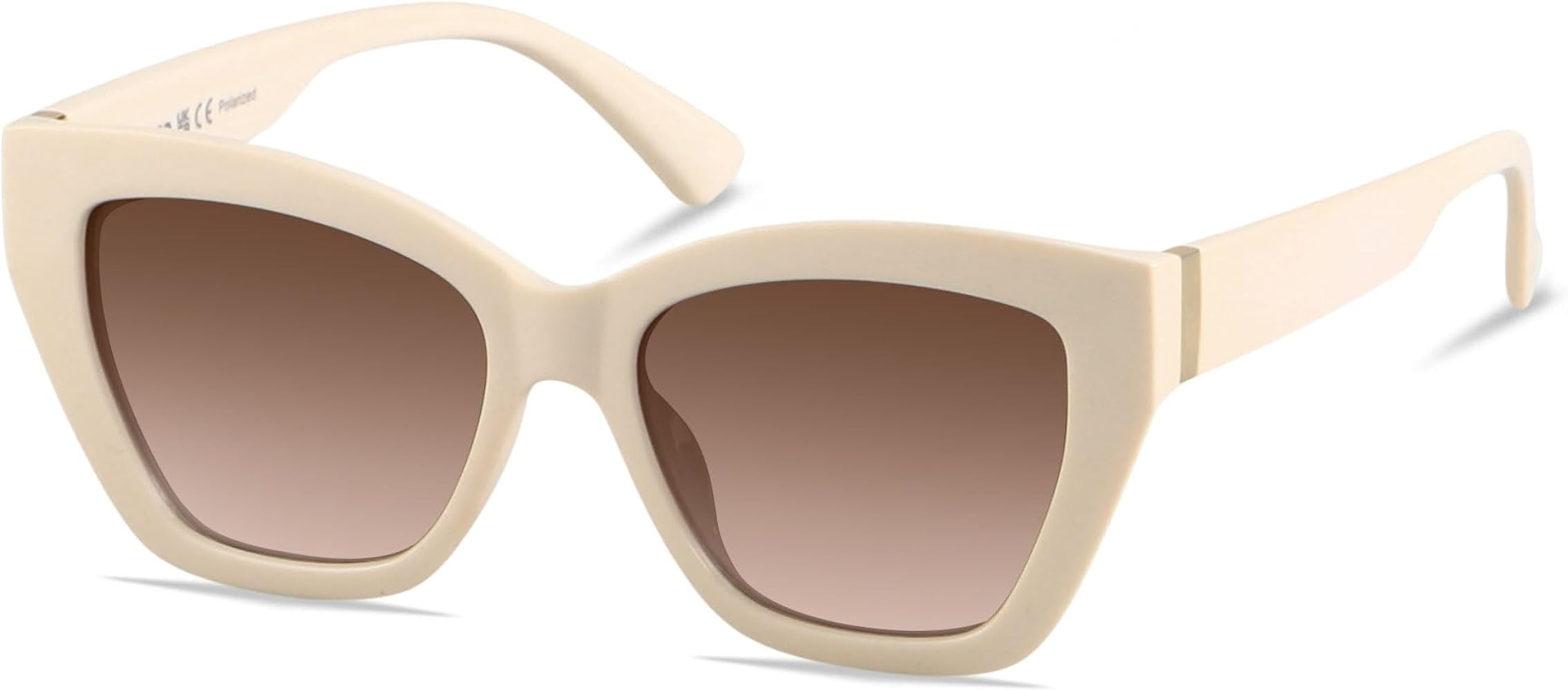 ANDWOOD Trendy Cute Cat Eye Polarized Sunglasses for Women Fashion Cateye Sunnies Lentes de sol p... | Amazon (US)