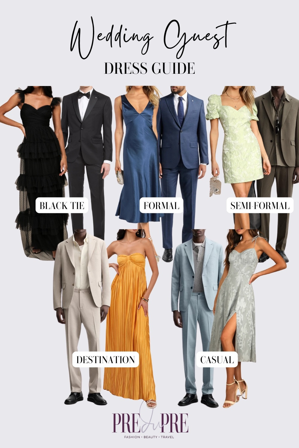 💍 Not sure what to wear to a wedding? This dress guide makes it easy! From black-tie glamour to destination chic, here’s your ultimate wedding guest outfit inspo! Save this for your next event!

👗 Which dress code fits your next invite?
#WeddingSeason #GuestStyle #AmazonFashion #FormalWear #StyleInspo

#LTKParties #LTKWedding #LTKStyleTip