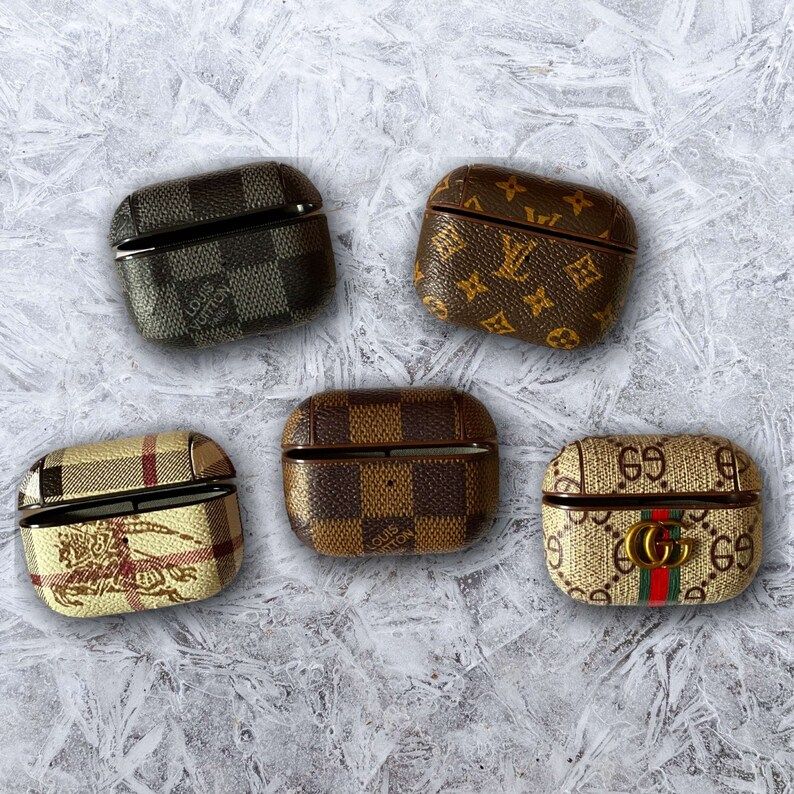 Luxury Designer Airpods Pro Cases - Gucci Inspired case - LV Inspired case - Burberry Inspired ca... | Etsy (US)