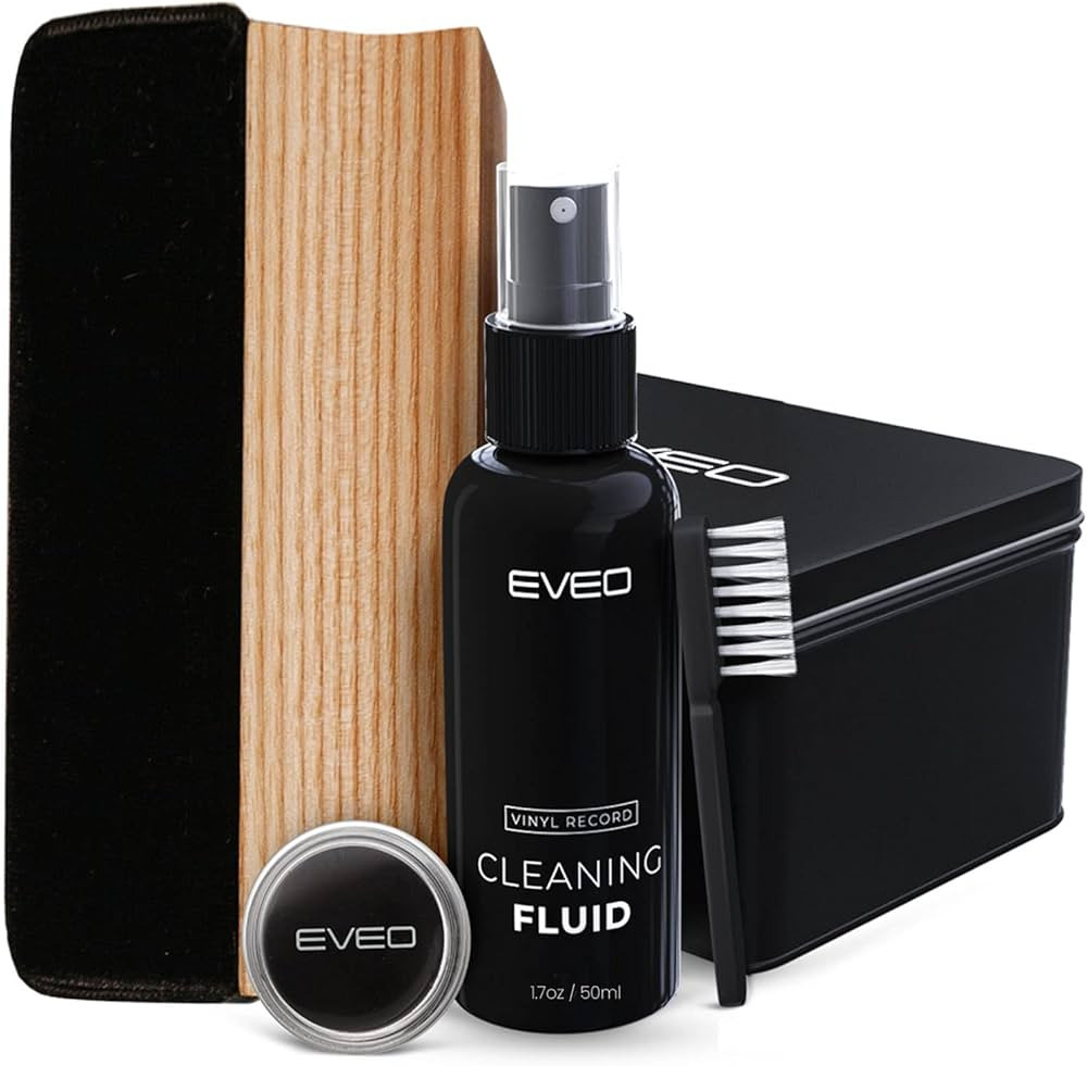 EVEO Premium Vinyl Record Cleaner Kit - Complete 4-in-1 Vinyl Records Cleaning Kit for Records Al... | Amazon (US)
