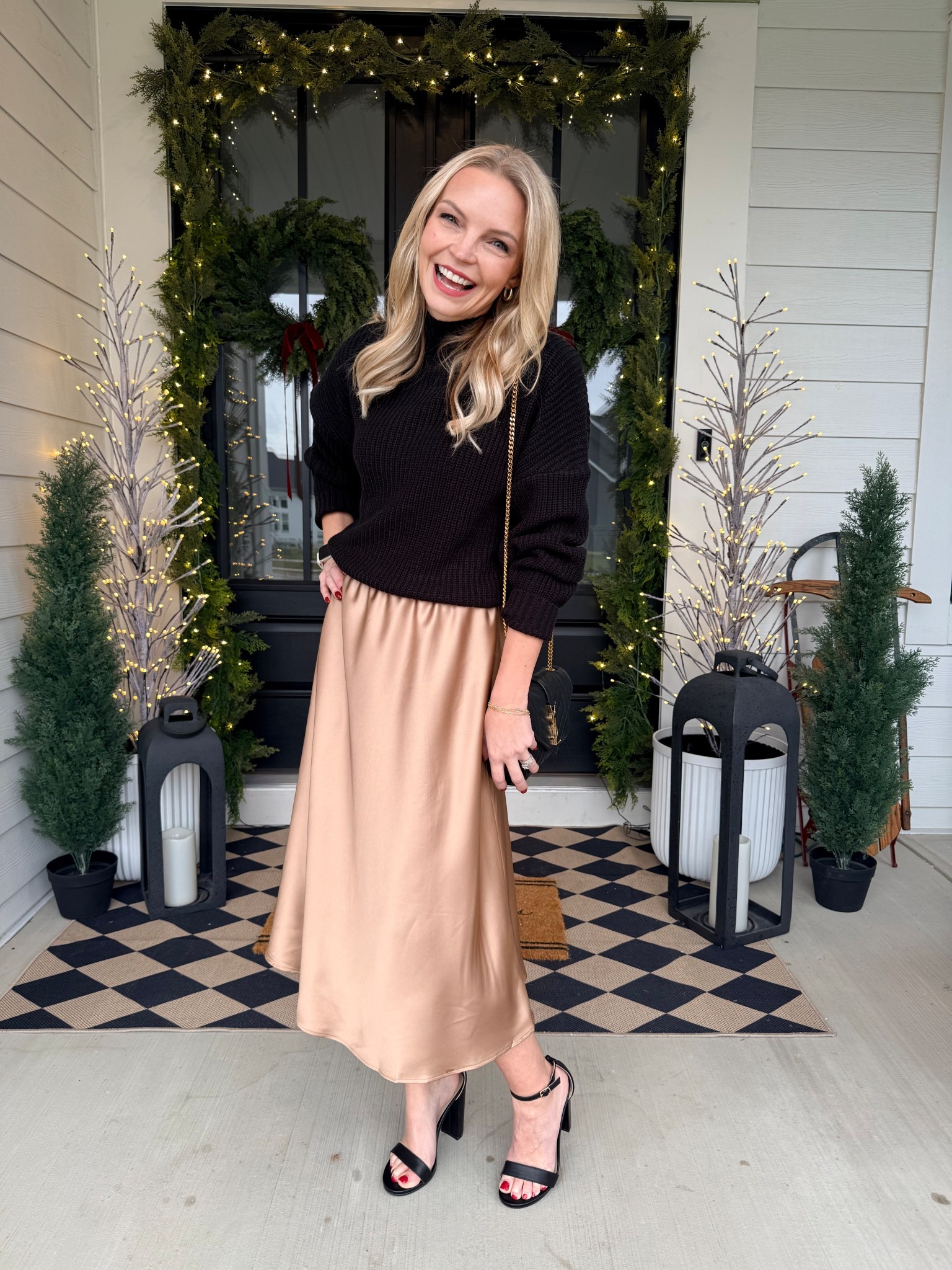 Stylish Christmas or New Year’s Eve outfit inspo 🎊 

#LTKootd #LTKOver40 #LTKHoliday