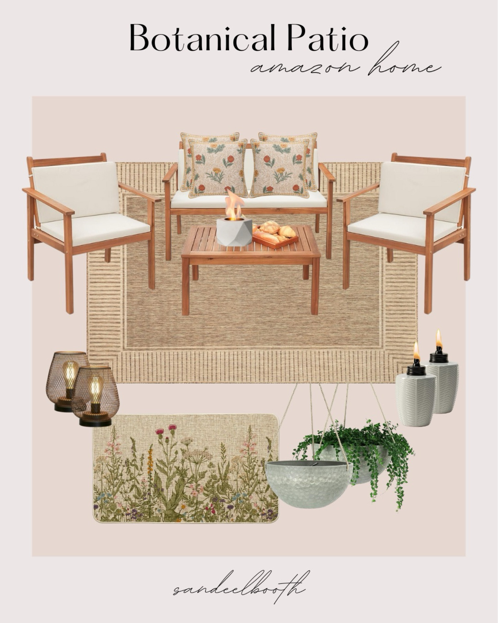 Botanical Patio from Amazon Home!

Amazon home decor, patio furniture, Amazon furniture, patio lighting, hanging planters, patio rug, outdoor rug, botanical decor, botanical style

#LTKstyletip #LTKhome