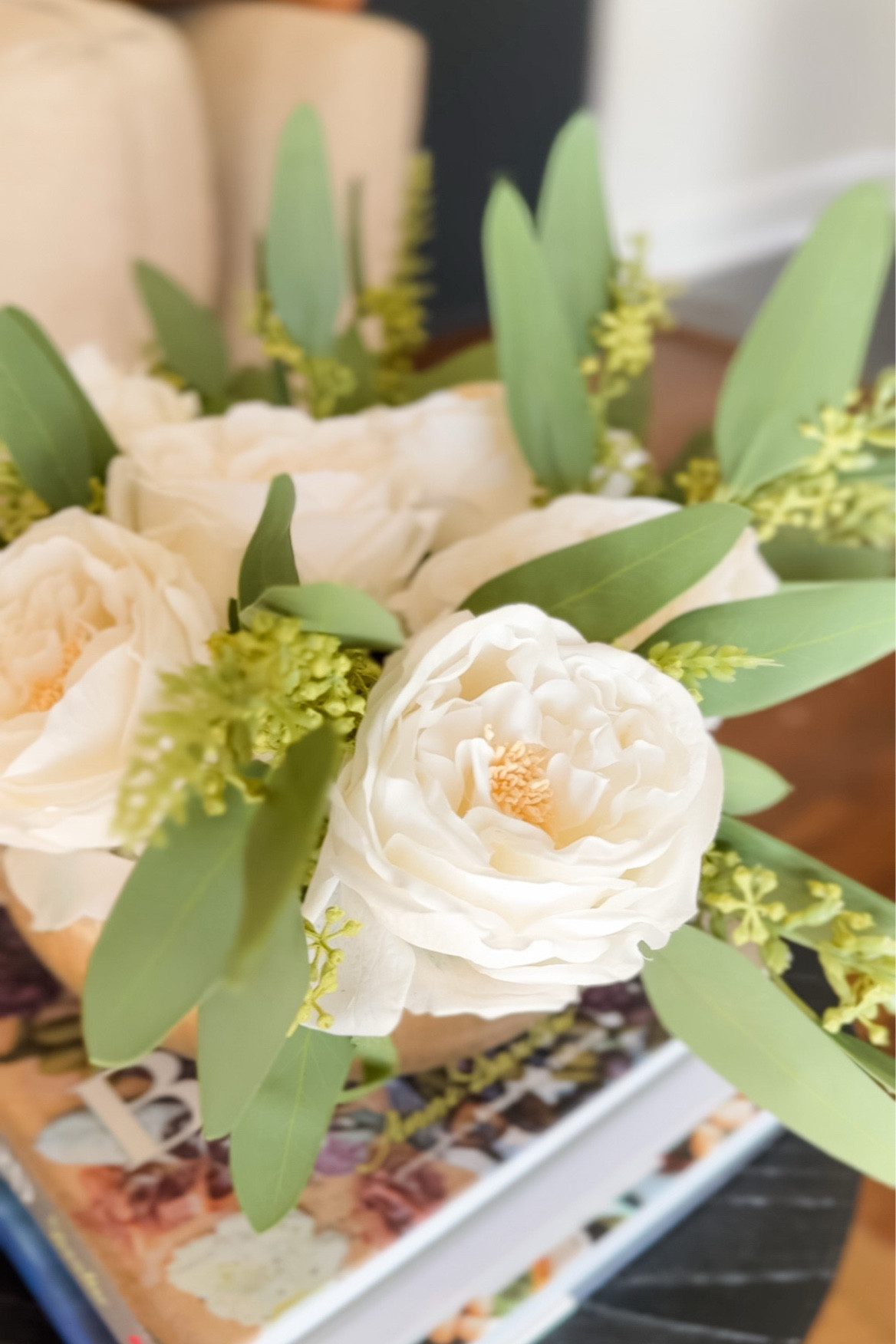Can you believe these are all faux florals? I am loving the touch of greenery that these florals bring into my space! They are the most realistic artificial stems that I've found, and they're so easy to work with. You can blend them together to create a pretty little arrangement, or mix them into a fresh bouquet and no one would know that they're artificial! 

Amazon Finds, Spring Flower Arrangement, Floral Finds, Artificial Flowers, Floral Tablescapes, Amazon find, Amazon home, Walmart find, Walmart home, target find, target home, Amazon must have, Amazon home decor, traditional home decor, classic home decor, bedroom styling, living room styling, dining room styling, kitchen styling, home decor find, home decor inspiration, interior design, budget finds, organization tips, beautiful spaces, home hacks, shoppable inspiration, curated styling, living room decor, living room inspiration, Amazon home must have, Amazon rug, neutral home decor, neutral rug, pillow covers, wall art, slipcovered sofa, olive tree, Affordable home decor, budget bedding, affordable bedding, budget home decor, bedroom refresh, home refresh, looks for less, home hack, home decor find

#LTKVideo #LTKstyletip #LTKhome