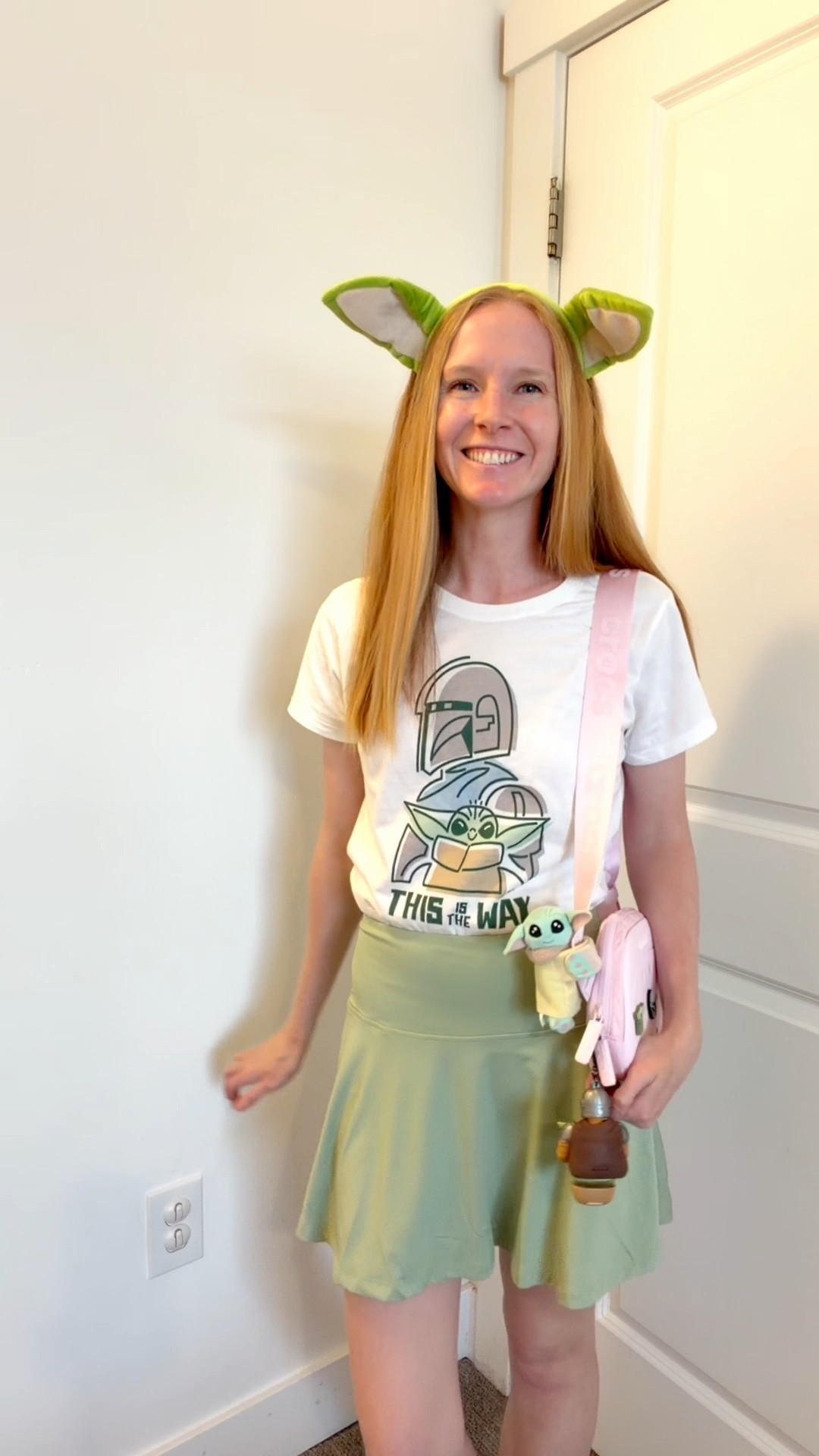 The Mandalorian and Grogu outfit 💚💫

#LTKootd #LTKgrwm #LTKTravel