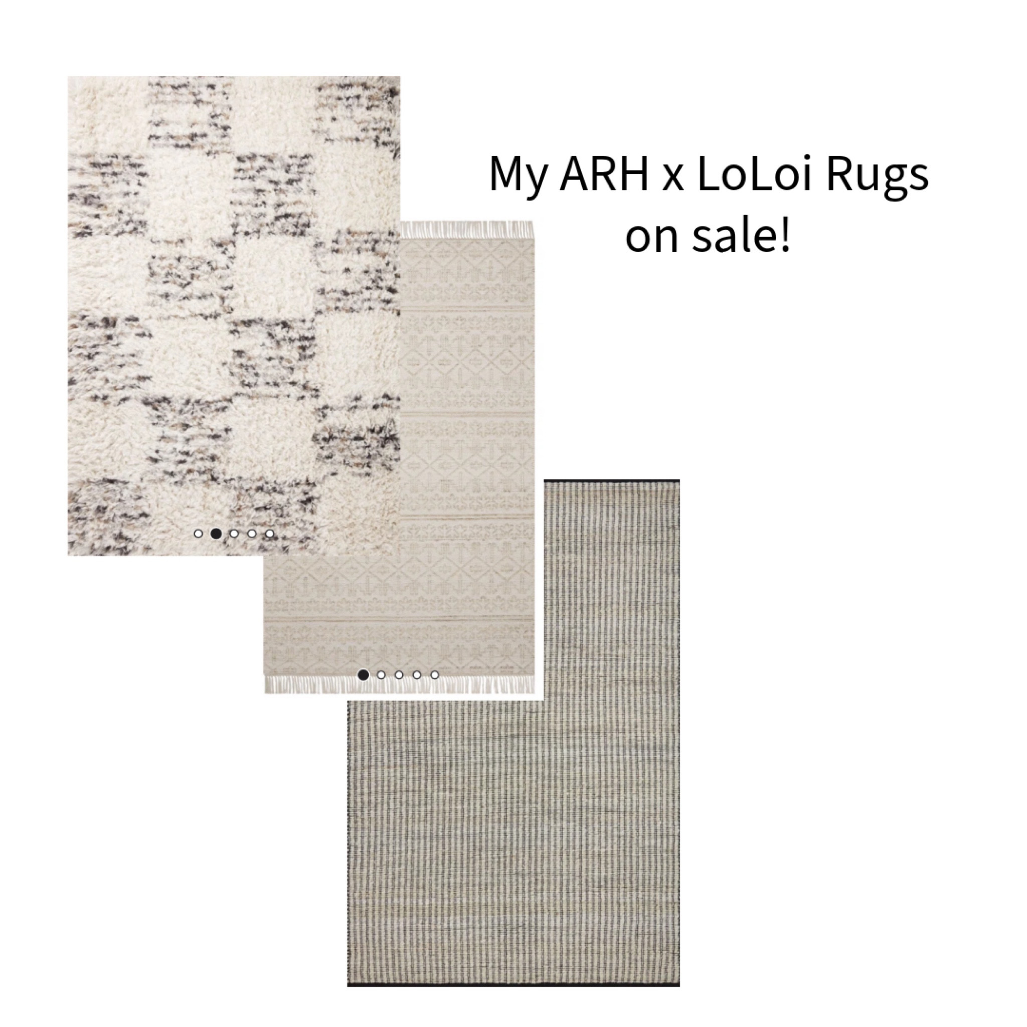 Shop Black Friday deals on my three Angela Rose Home x Loloi rugs
