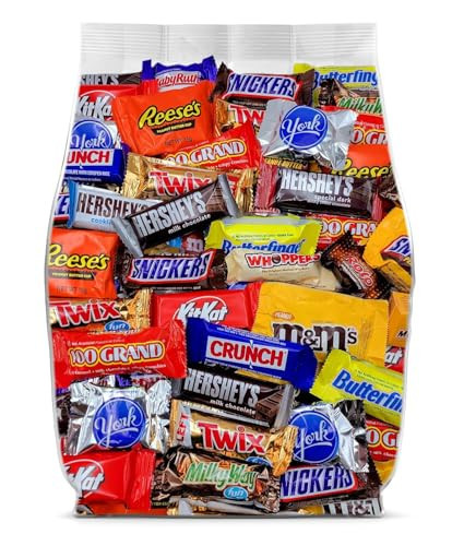 Assorted Halloween Chocolate Candy Variety Pack - 2lb Chocolate Trick or Treat Candy Individually Wrapped - Bulk Chocolate Assortment Great for Party Favors, Sharing and Snacking - Chocolate Candy Bulk Pack - 2 Pounds | Amazon (US)