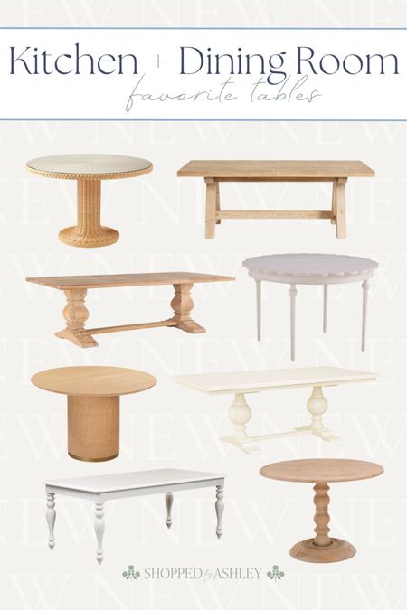 My favorite kitchen & dining room tables for all budgets! 

Pottery barn table, Serena and lily table, wayfair table, Amazon table, Ballard designs table, white table, rectangular table, round table, kitchen table, budget friendly table, coastal kitchen table, coastal dining room

#LTKhome #LTKstyletip