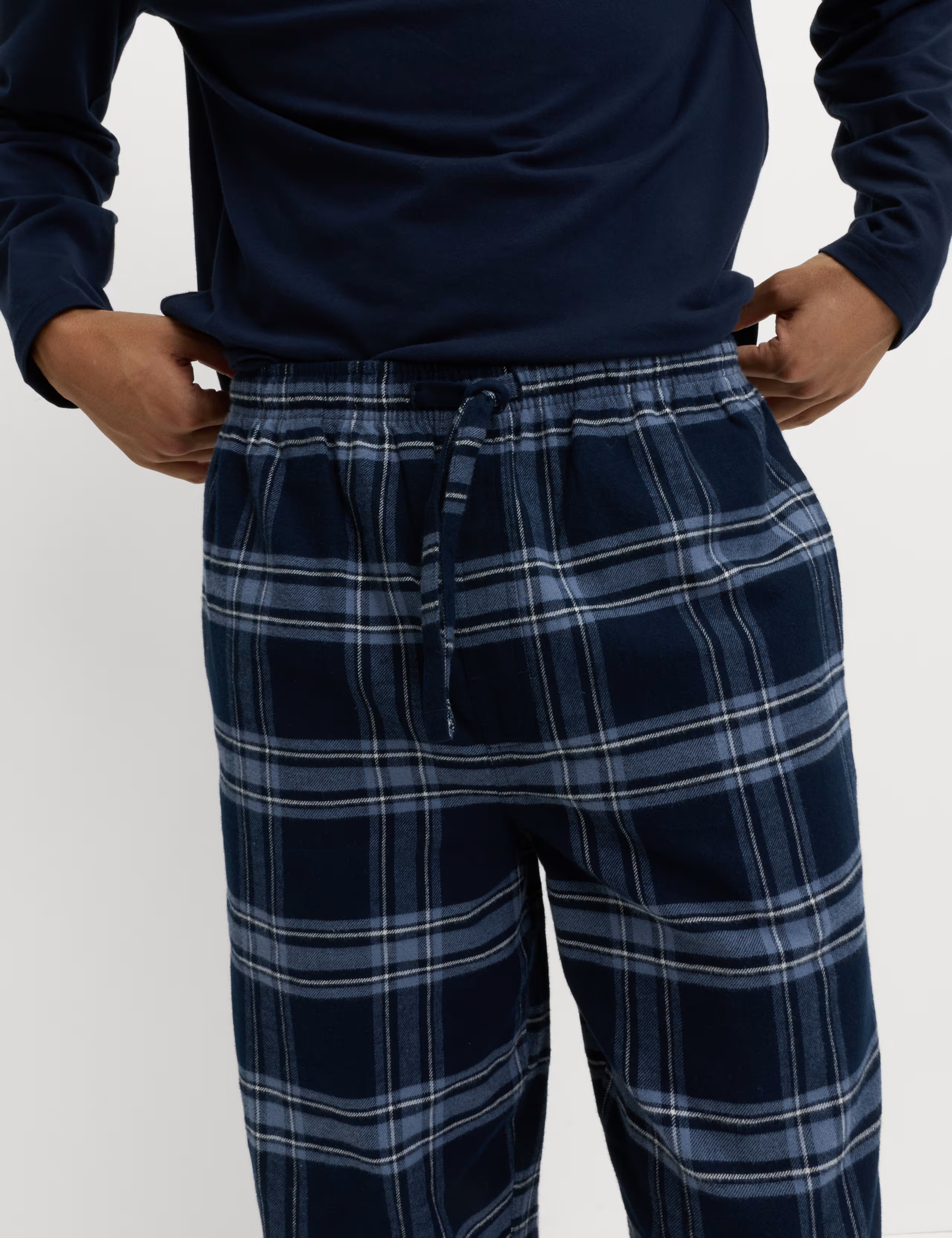 2 Pack Brushed Cotton Pyjama Bottoms | Marks & Spencer (UK)