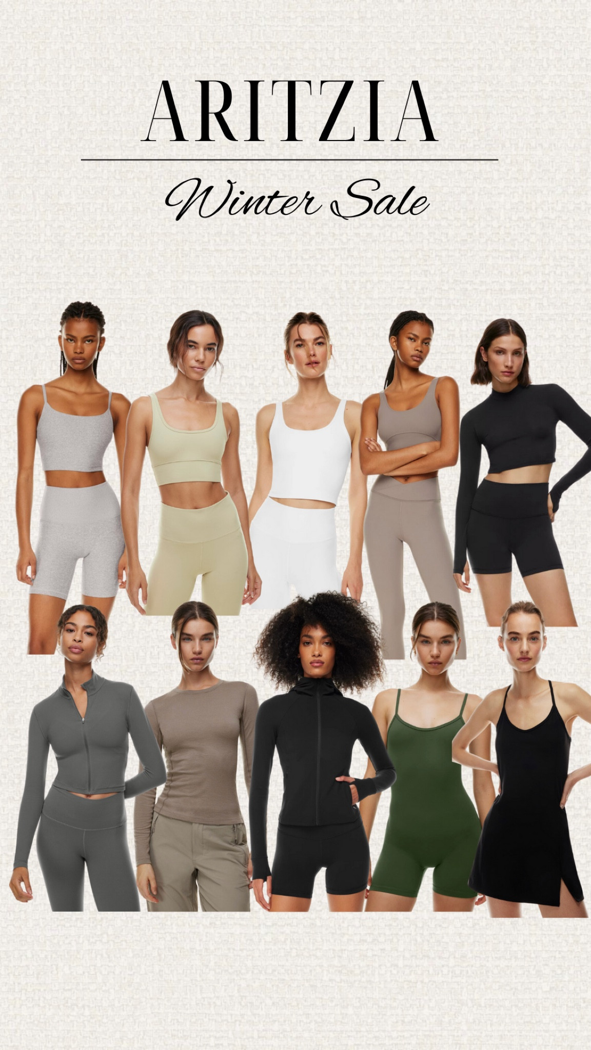 Aritzia 
Sale
Activewear
Trending 
Matching sets

#LTKsalealert #LTKfitness #LTKU