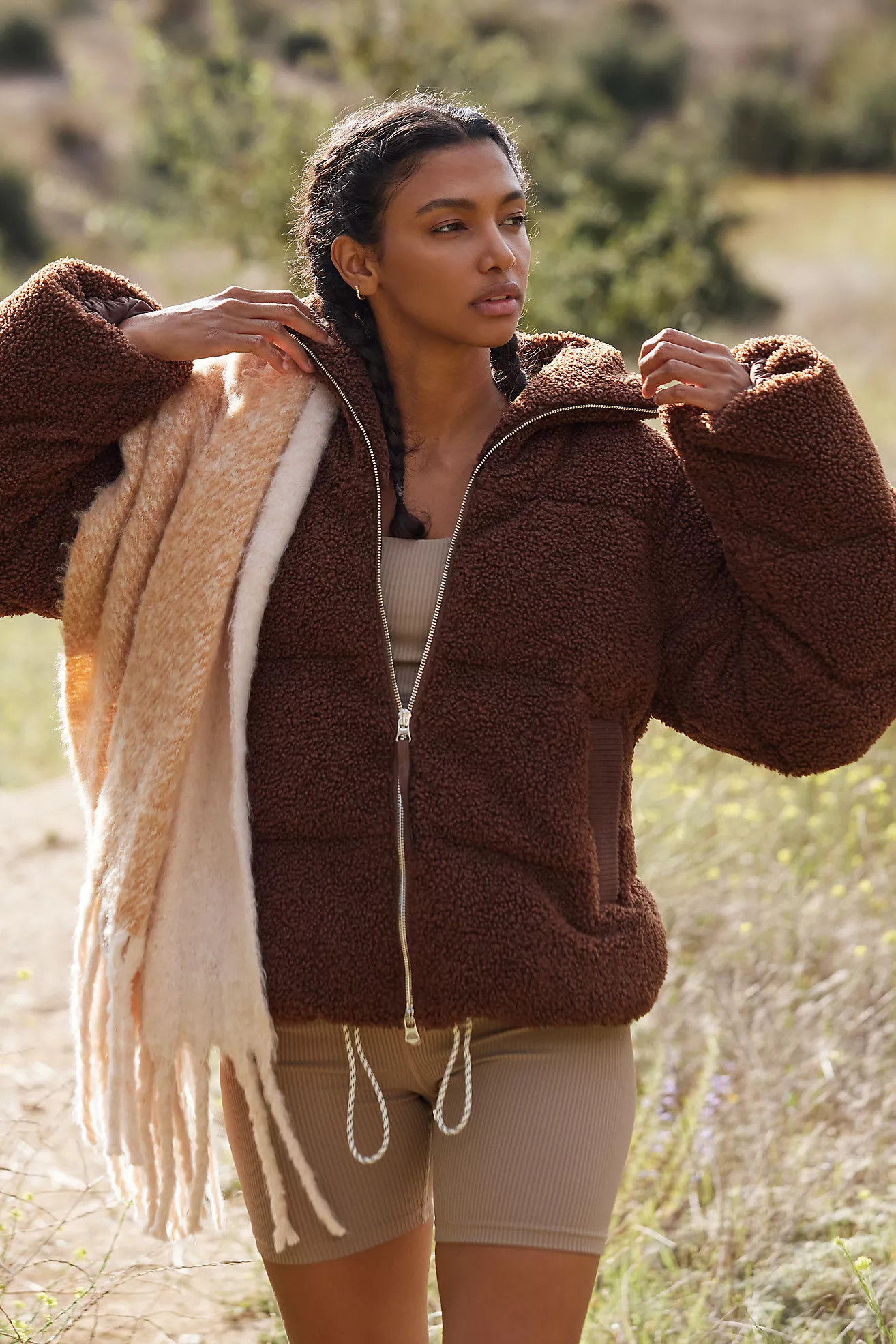 Varley Wilkins Sherpa Puffer Jacket | Anthropologie (US)
