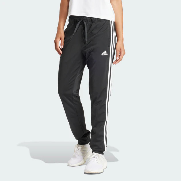 Women's adidas Primegreen Essentials Warm-Up Slim Tapered 3-Stripes Track Pants | Shop Simon