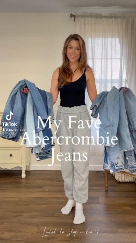 My fave Abercrombie jeans - on sale now!! 

#LTKstyletip #LTKFind #LTKsalealert