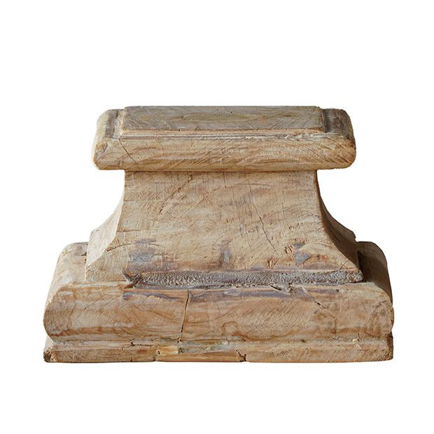 Square Architectural Pillar Vessel | Antique Farm House