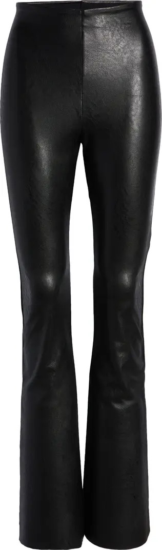 Faux Leather Flare Leggings | Nordstrom