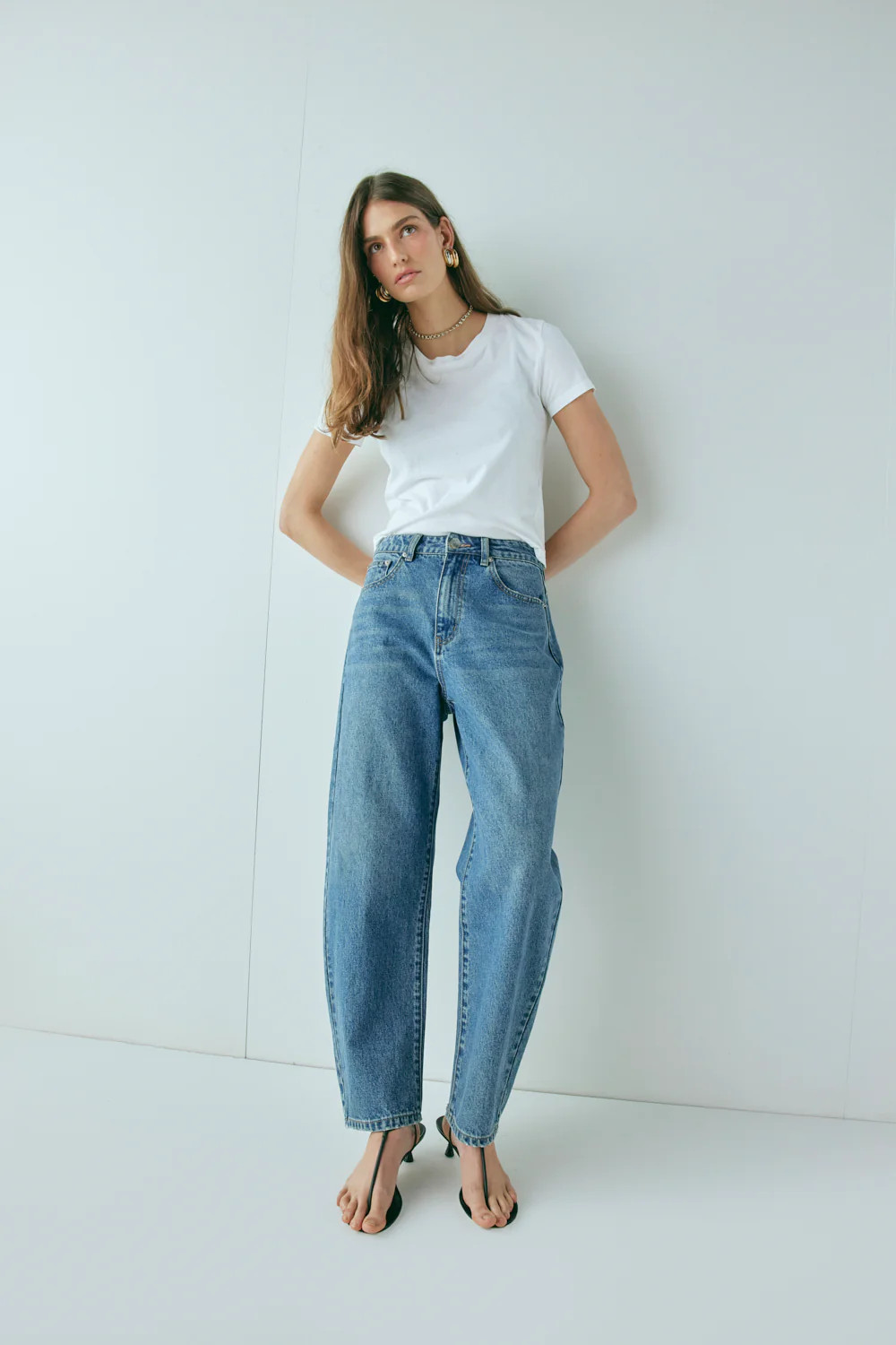 Lex Barrel Denim Jeans Blue | VRG Grl