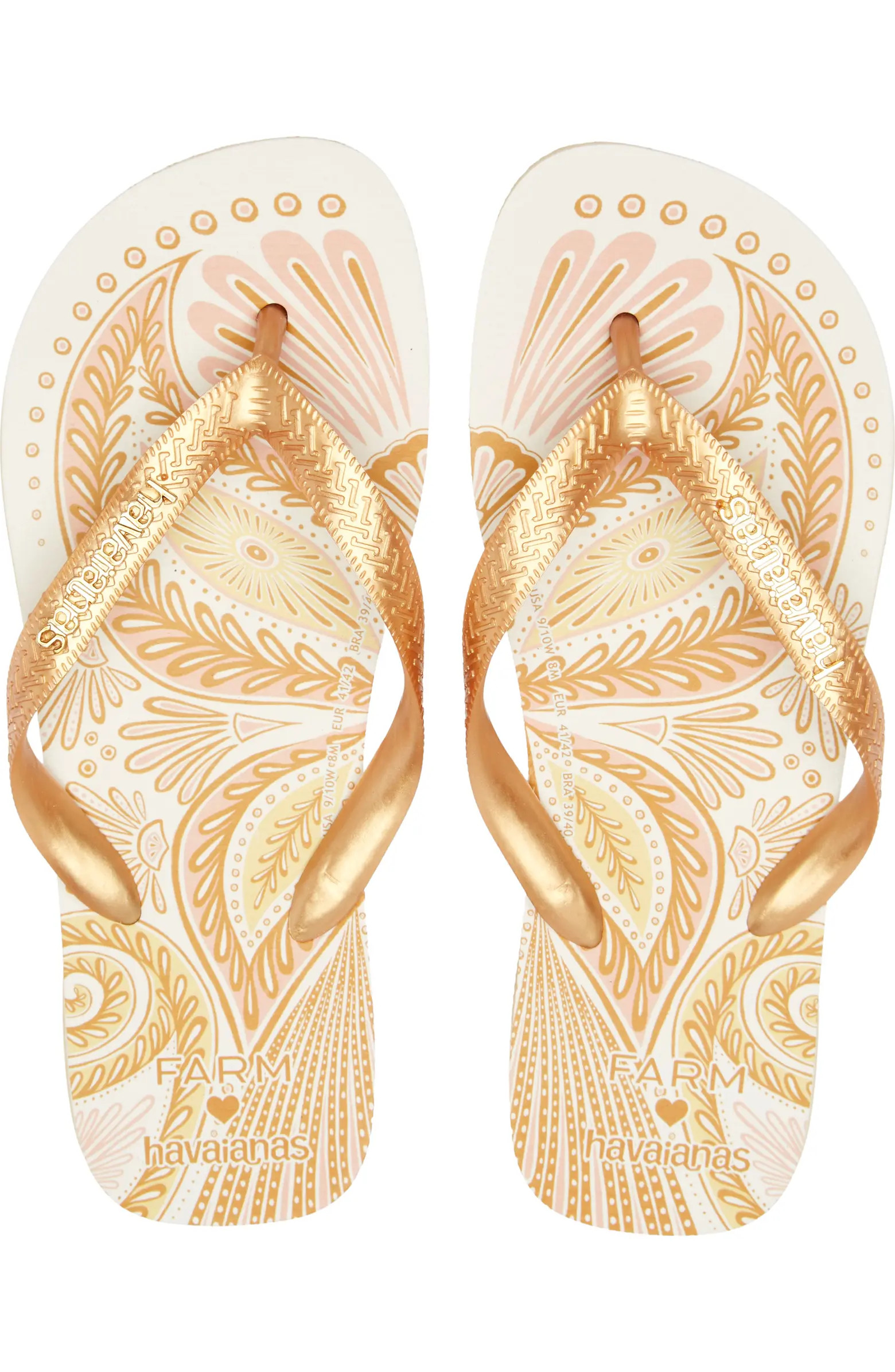 x FARM Rio Papillon Flip Flop (Women) | Nordstrom