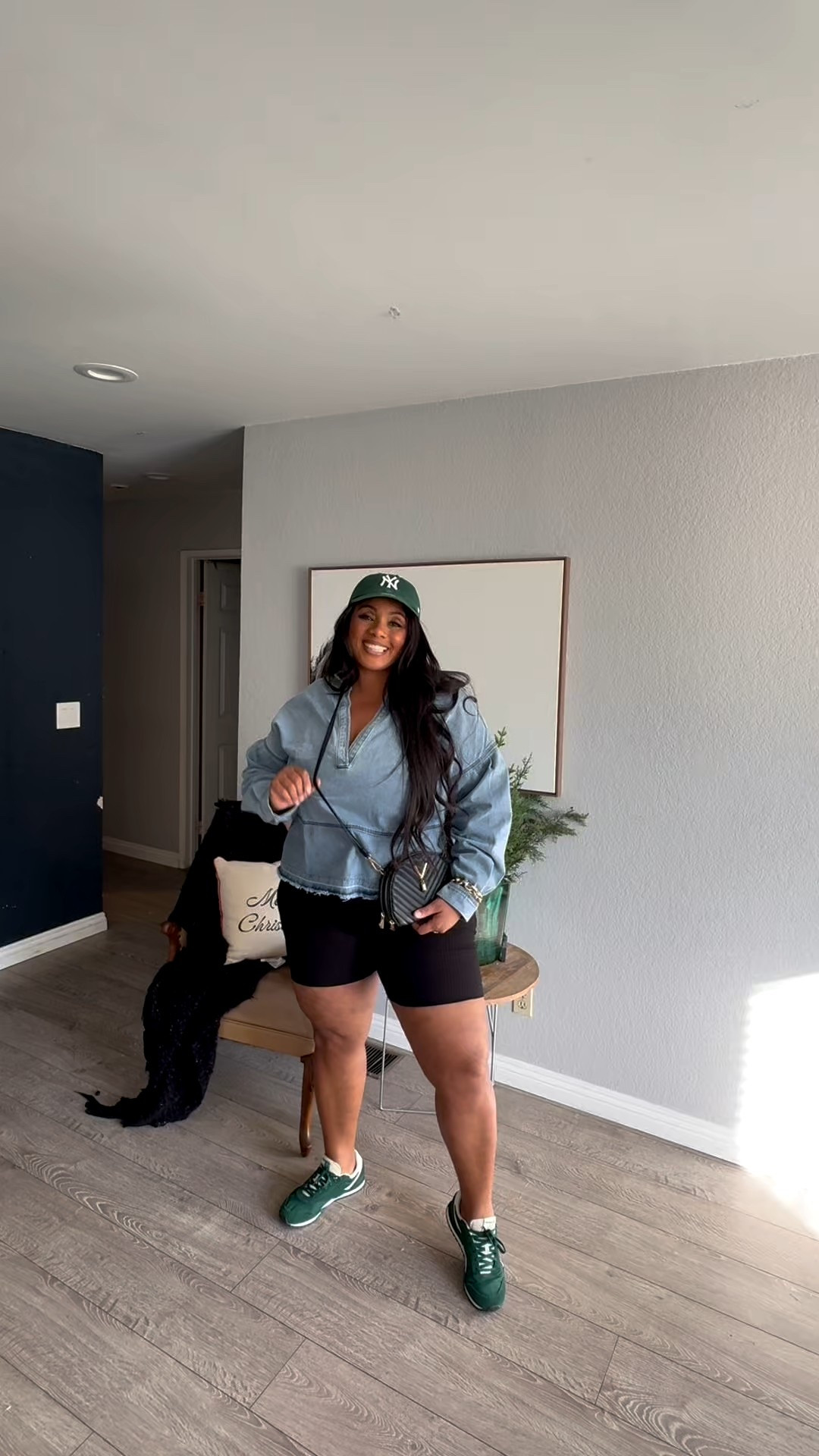 Im 5”11 wearing XXL in everything. Im Fcup 56in hips 