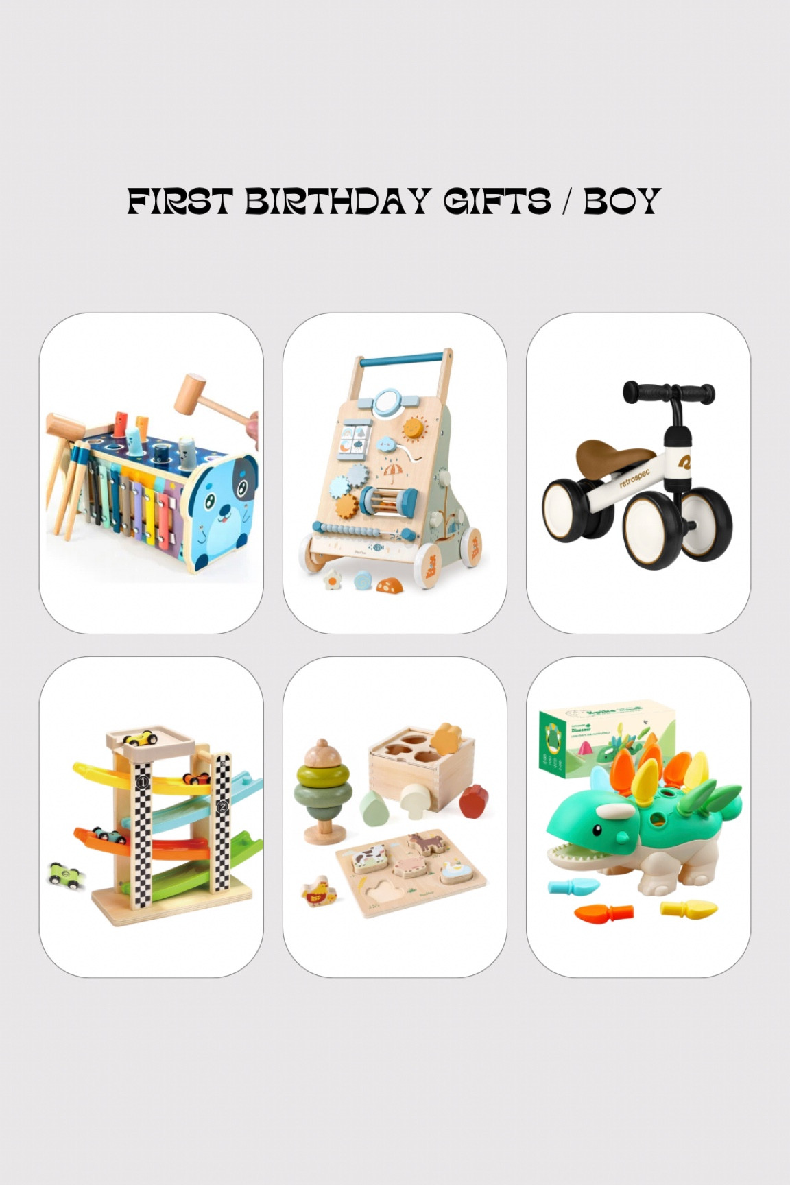 First bday gifts for a boy! 🎁 