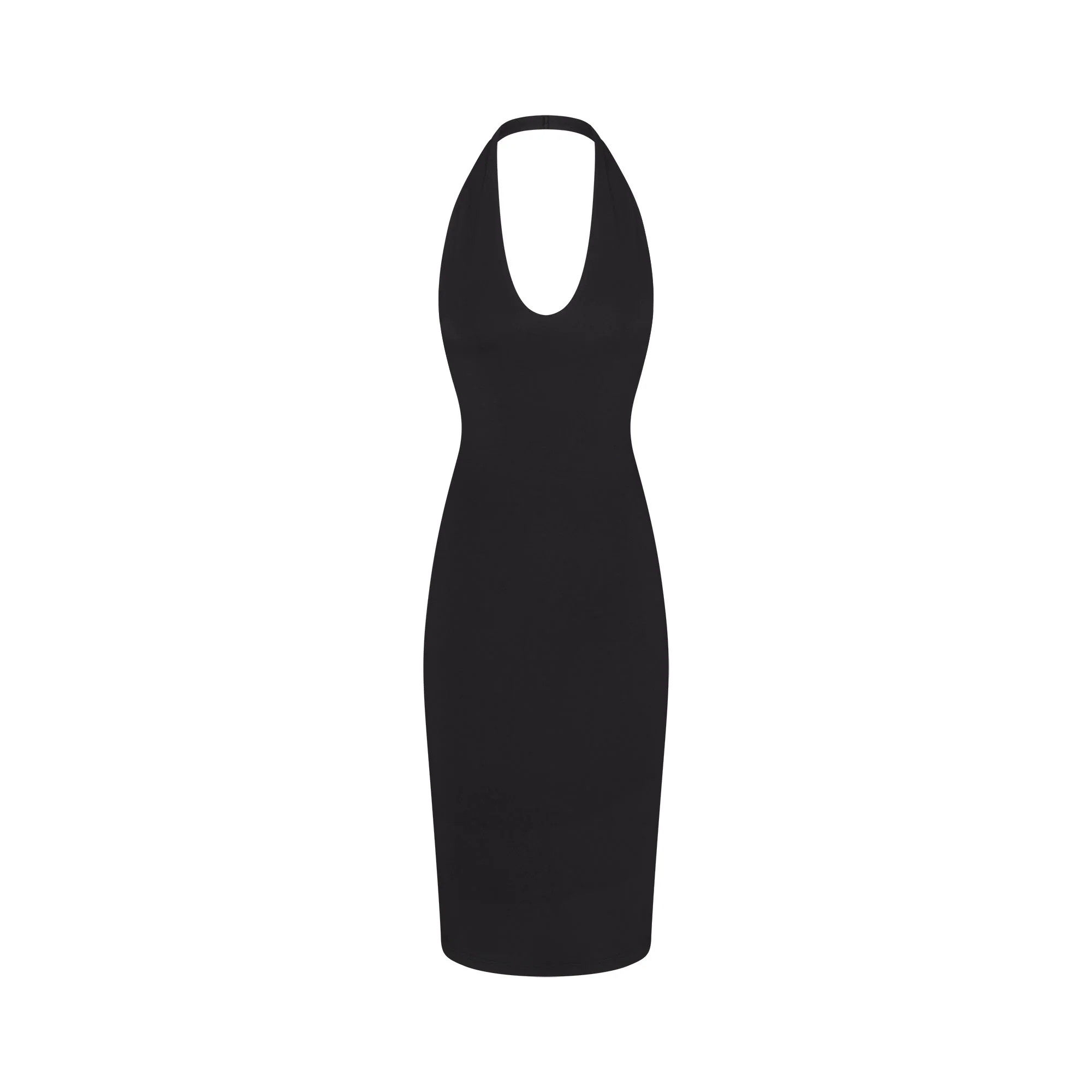 PLUNGE HALTER MIDI DRESS | SKIMS (US)