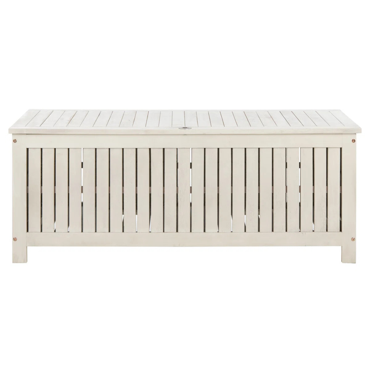 Safavieh Abri 47.6'' W Water Resistant Solid Wood Eucalyptus Deck Box | Wayfair North America