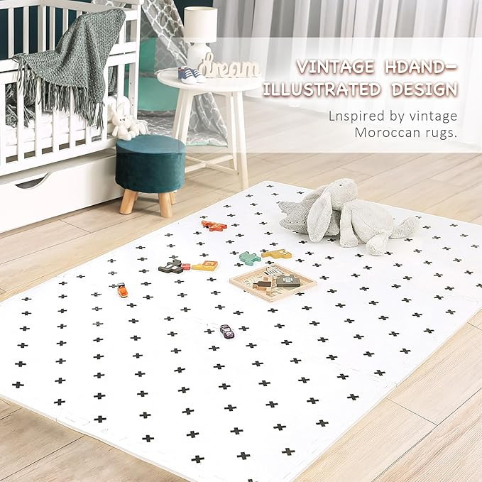 TCBunny Extra Large Baby Foam Play Mat - 4FT x 6FT Non-Toxic Puzzle Floor Mat for Kids & Toddlers... | Amazon (US)