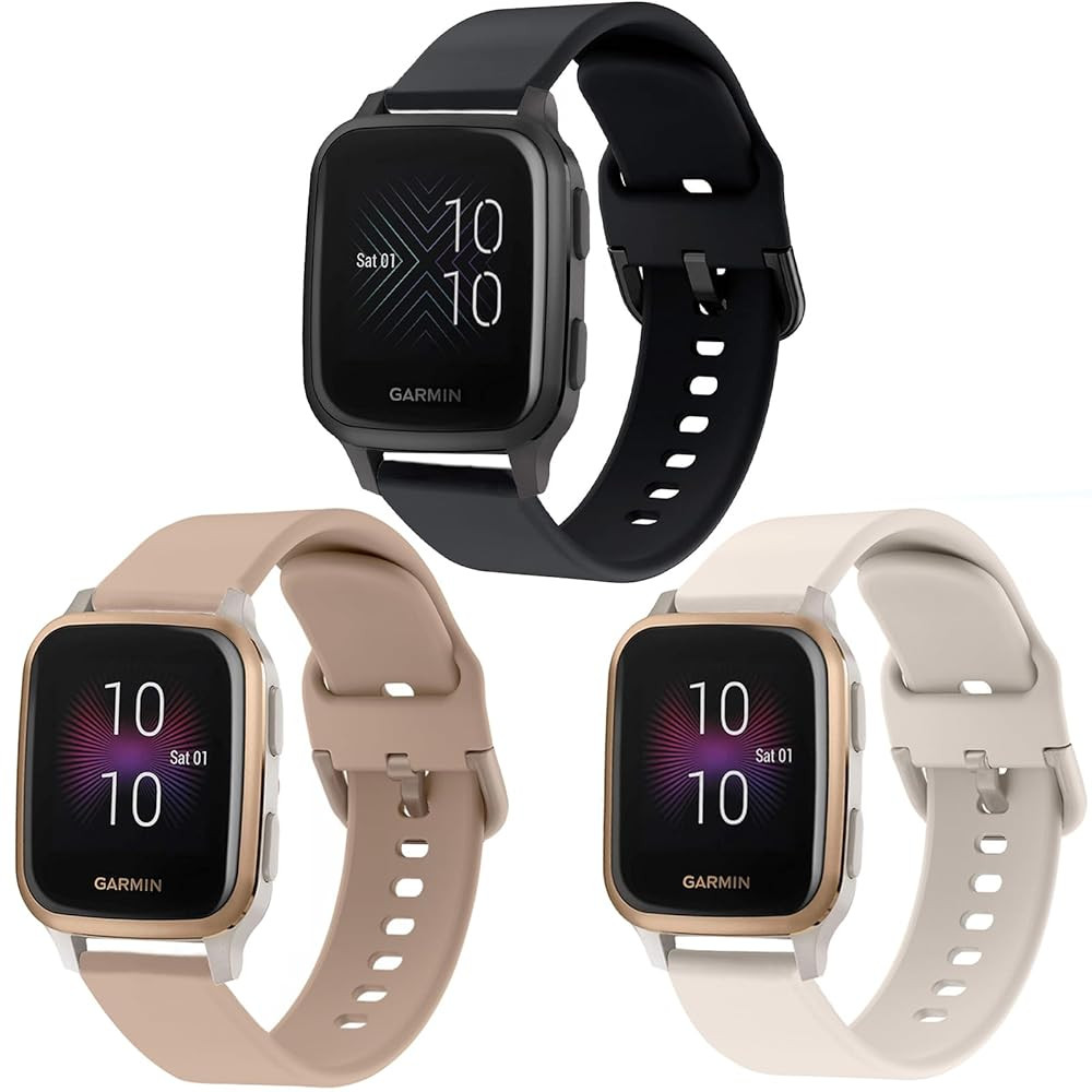 Bands Compatible with Garmin Venu SQ/Venu Sq 2 /Venu Smart Watch, Soft Silicone Fadeless Pattern ... | Amazon (US)