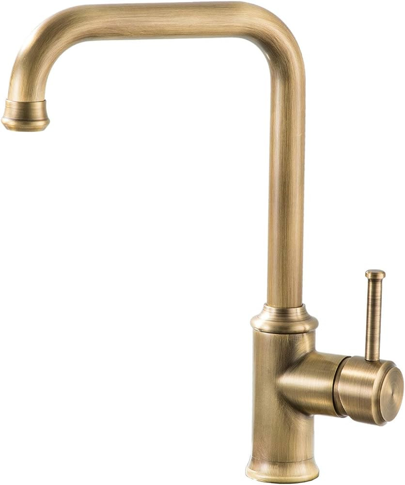 Kitchen Mixer Tap Rotating Sink Faucet, Old Copper | Amazon (UK)