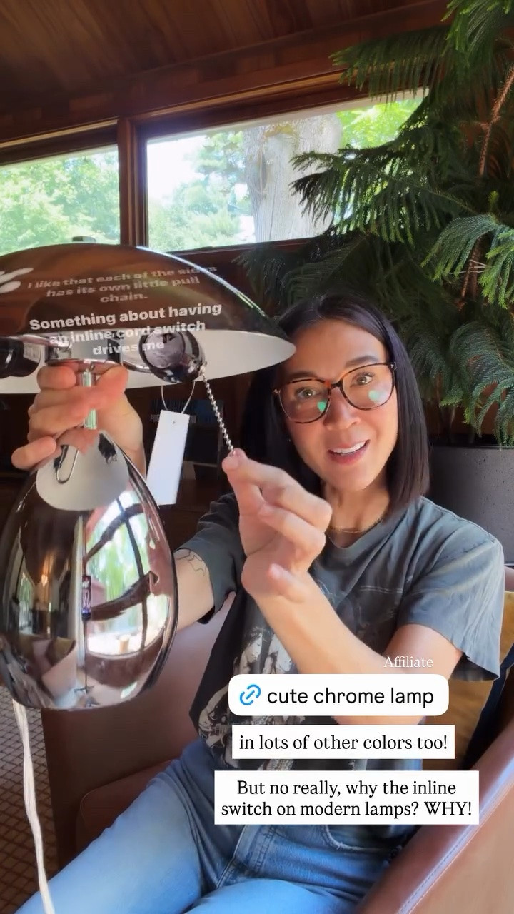 But no really, why the inline switch on modern lamps? WHY! in lots of other colors too! Affiliate