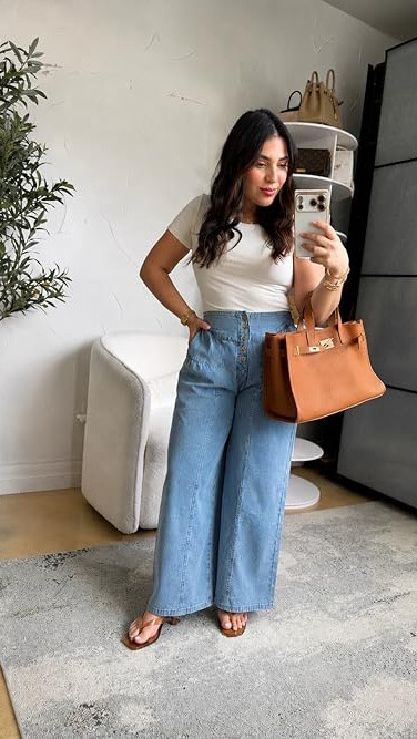 Petite friendly jeans, flows pants + seamless bodysuits will always be an elite combo 🤍

These jeans give that flattering, lengthening fit without overwhelming a petite frame, and the seamless bodysuits are the perfect base layer. Smooth, easy to style, and so good under denim, trousers, skirts, or layered with jackets.

Simple pieces you’ll reach for over and over.

#LTKStyle #LTKFashion #PetiteStyle #PetiteFashion #PetiteFriendly #BodysuitStyle #DenimOutfit #EverydayStyle #ClosetStaples