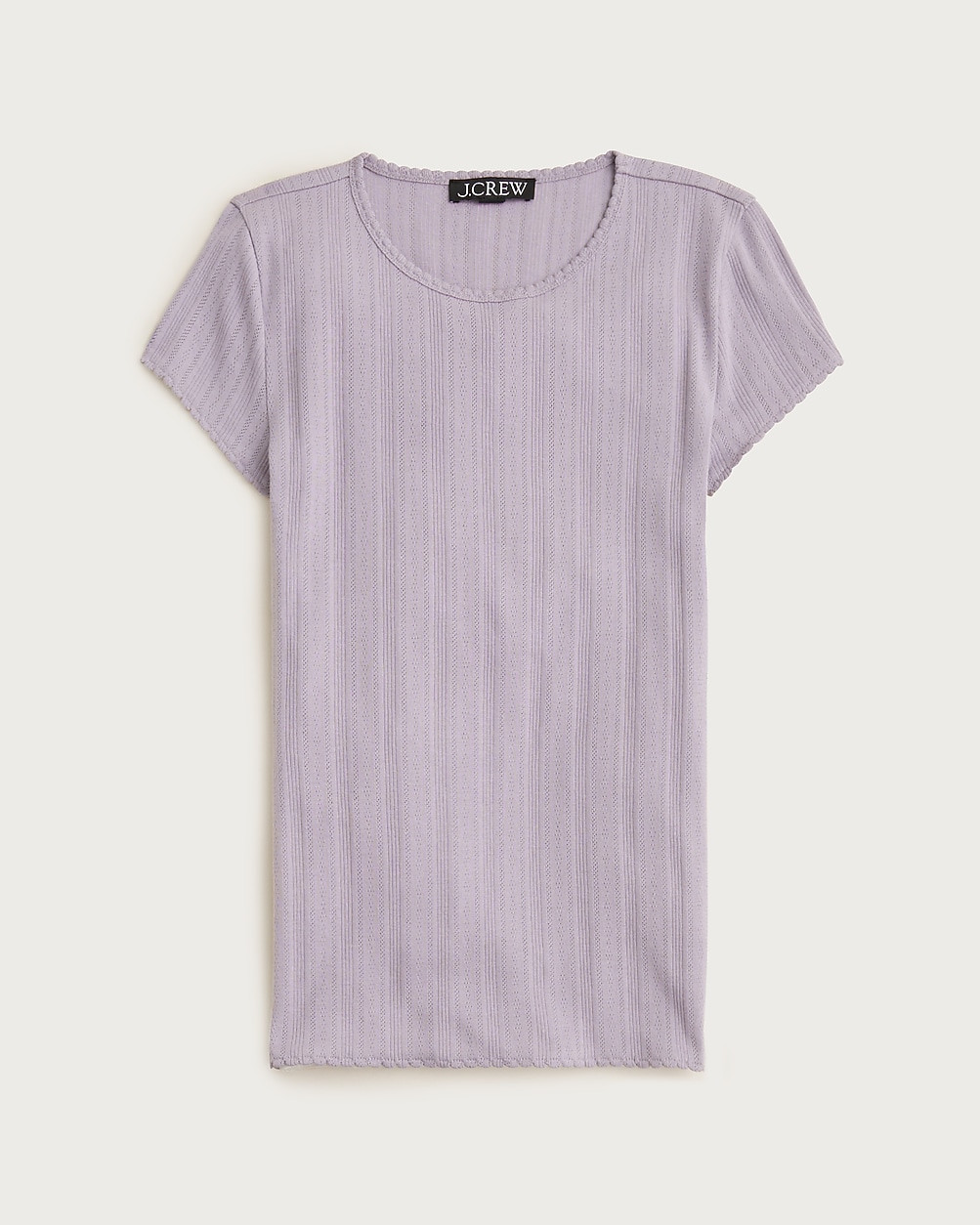 Pointelle short-sleeve T-shirt | J. Crew US