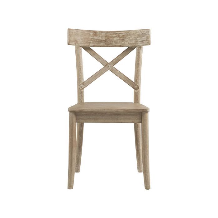 2pc Keaton X Back Wooden Side Chair Set Beach - Picket House Furnishings | Target