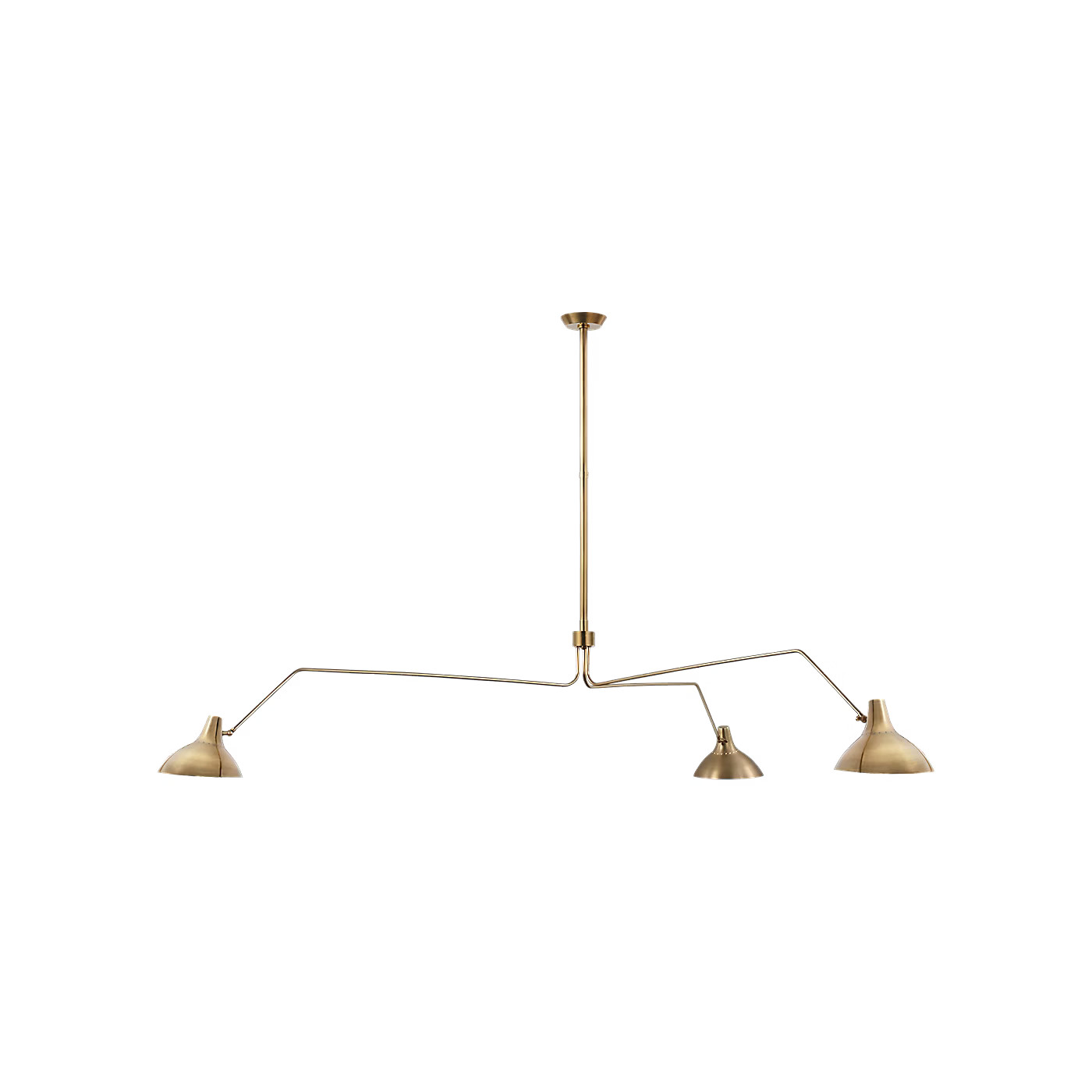 Charlton Grande Triple Arm Chandelier | Visual Comfort