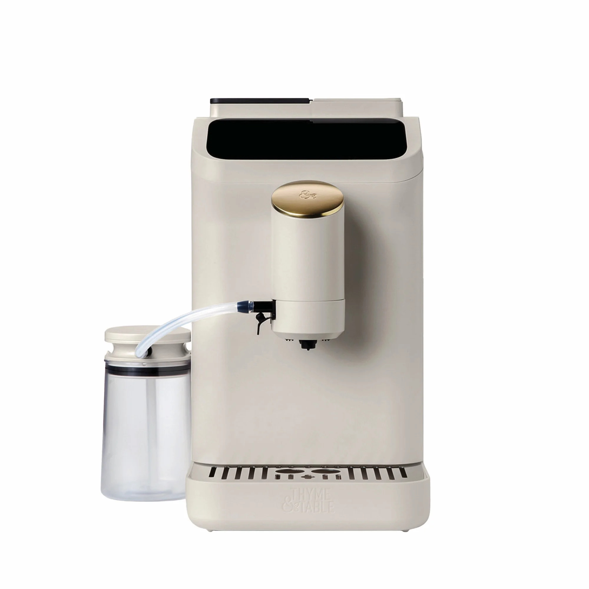 Thyme & Table Fully Automatic Espresso Machine, Sand White | Walmart (US)