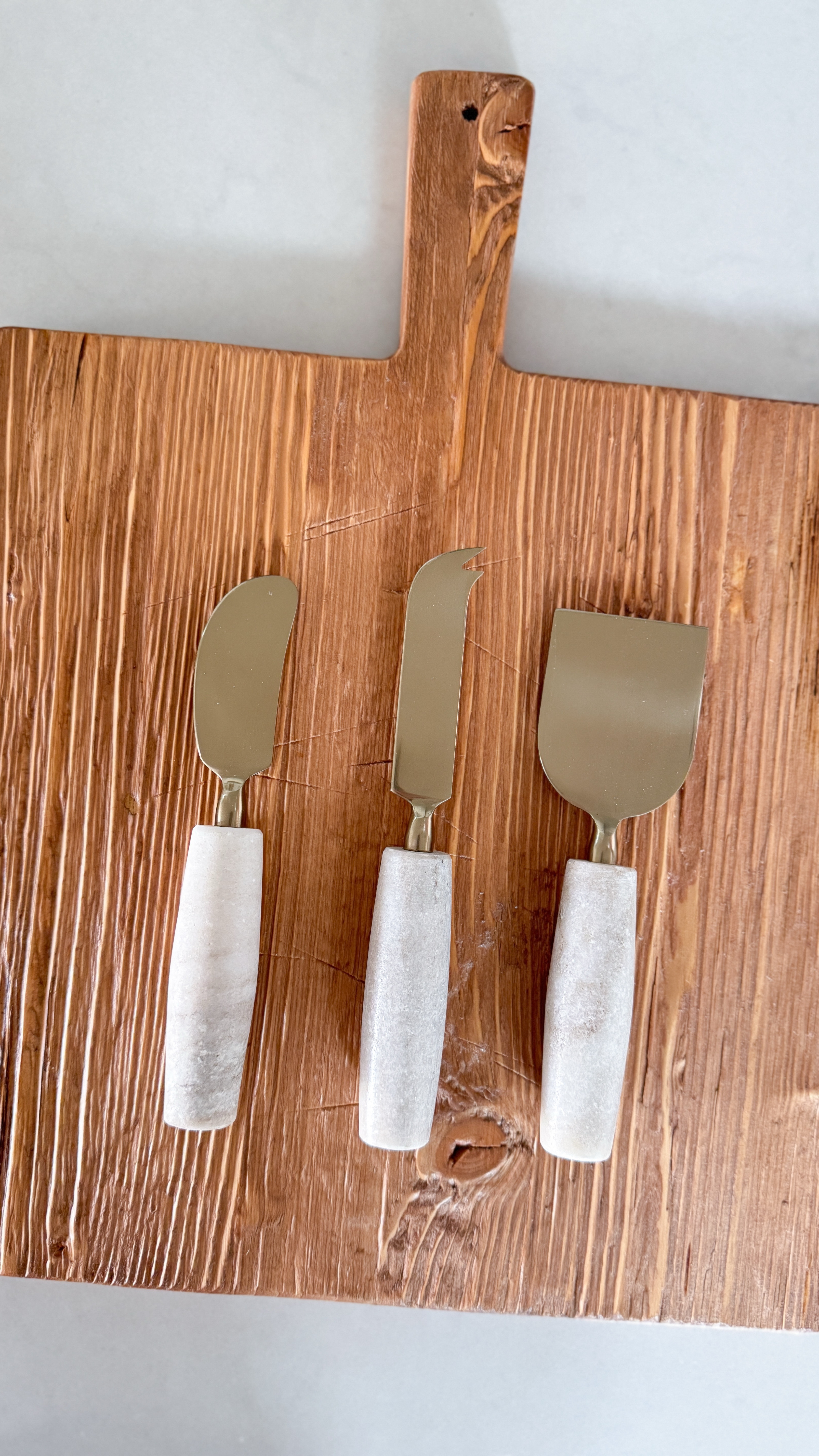 I added this gorgeous marble handled cheese knife set to our collection of charcuterie accessories & I’m obsessed. 

Charcuterie Board - Marble Cheese Knife Set - Hosting - Entertaining -  Neutral Home 

#LTKWatchNow #LTKHome #LTKParties