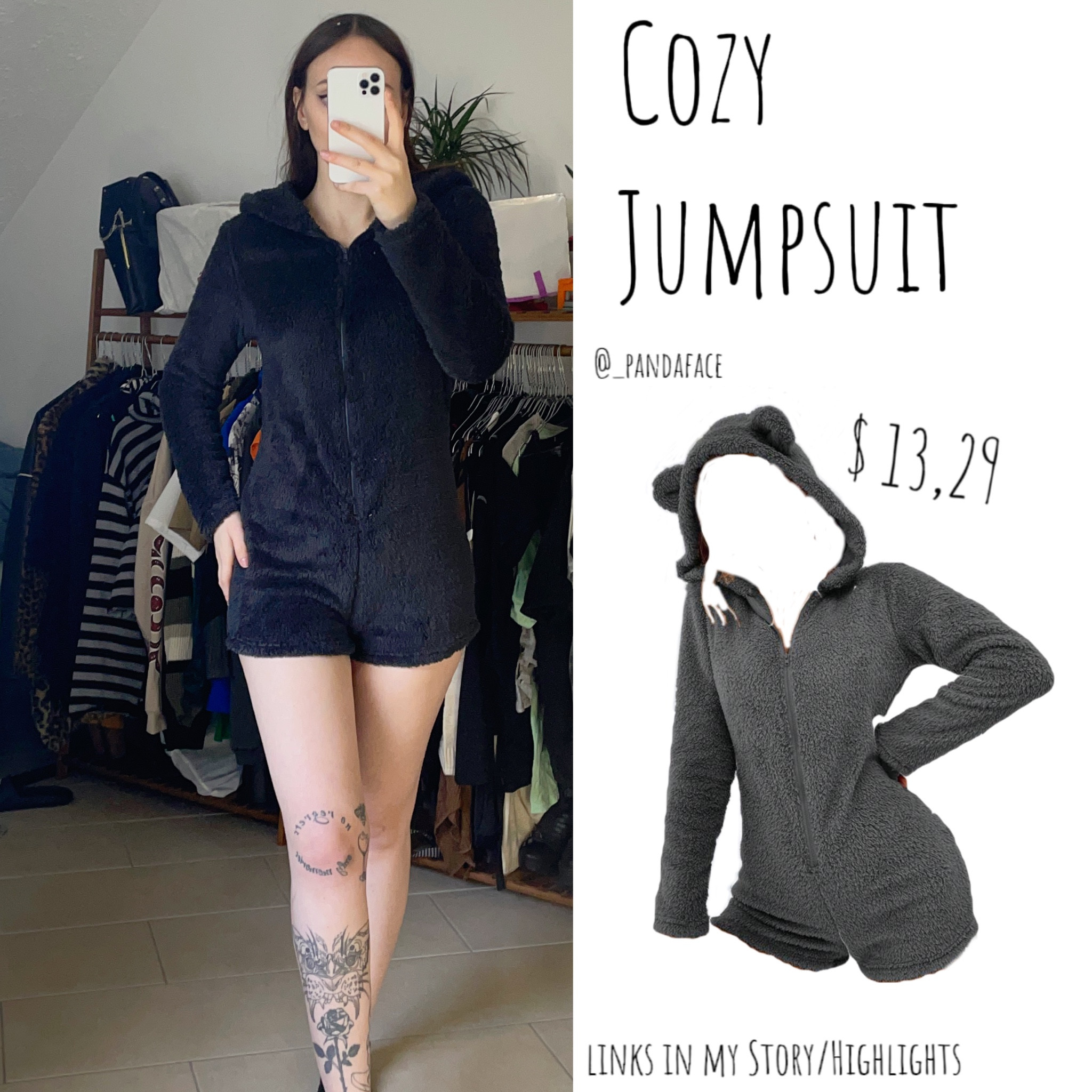 Grey Hooded Teddy Romper 

#LTKGiftGuide #LTKSeasonal #LTKHoliday