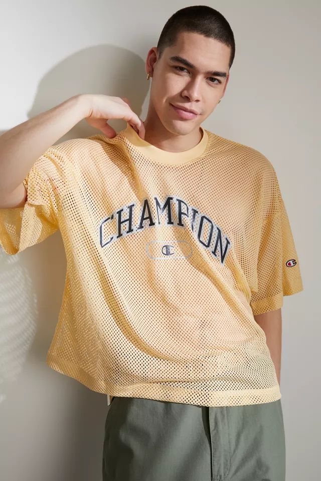 Champion UO Exclusive Mesh Football Tee | Urban Outfitters (US and RoW)