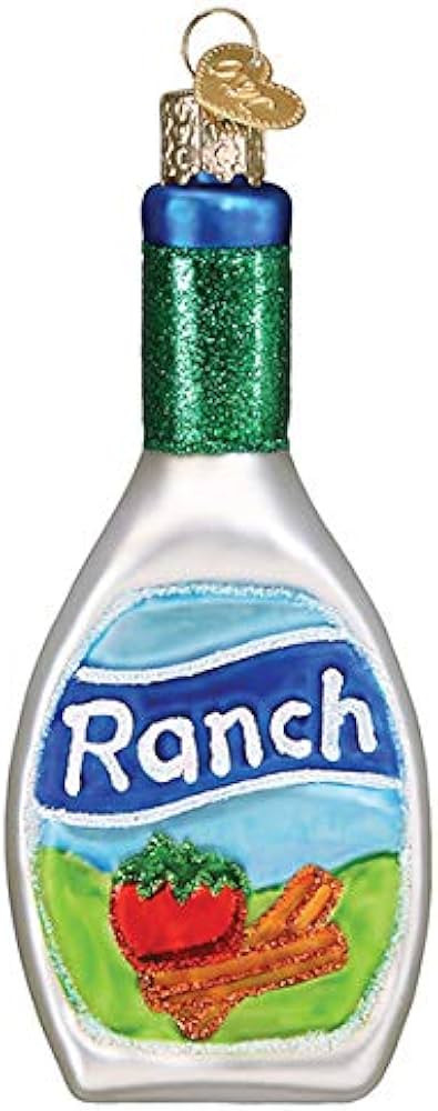 Old World Christmas Ranch Dressing Blown Glass 2020 Unique Christmas Ornaments for Christmas Tree De | Amazon (US)
