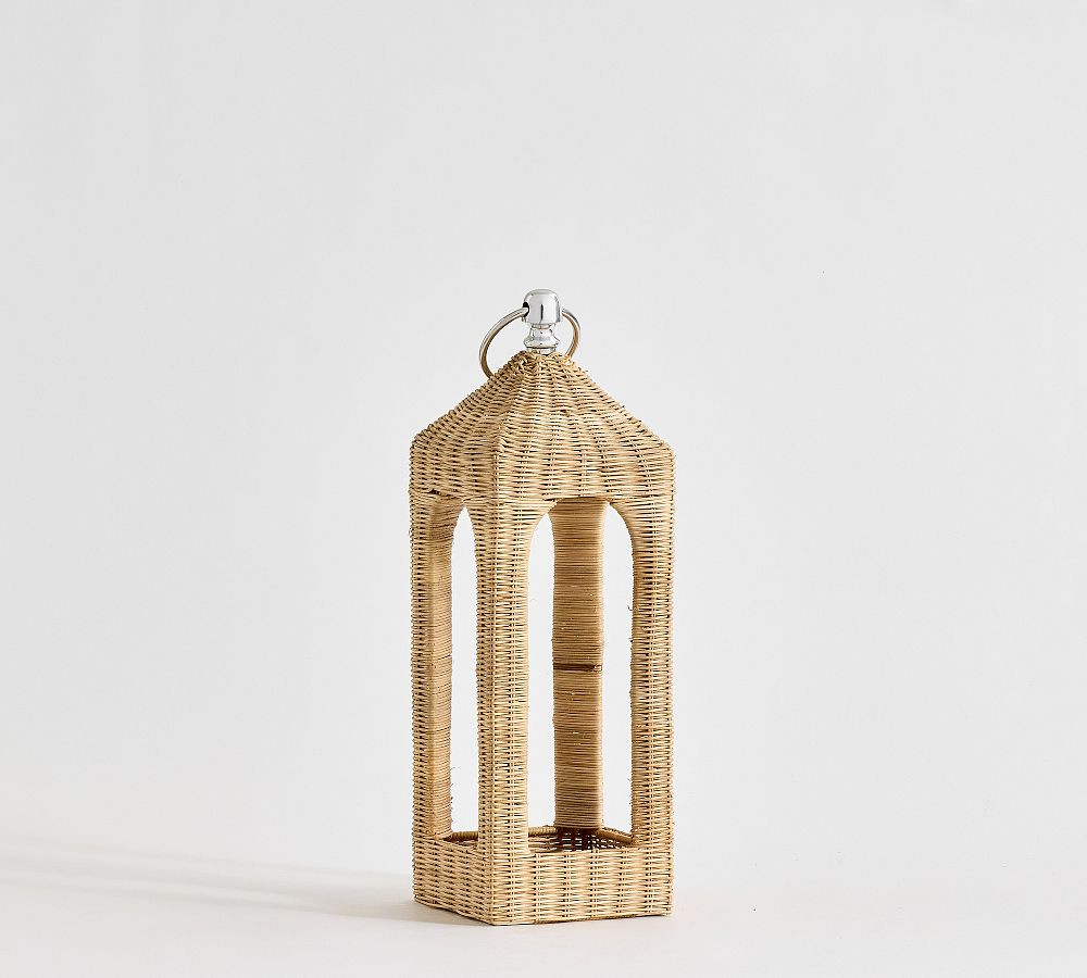 Caleb Rattan Lantern | Pottery Barn (US)