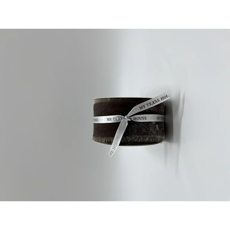 Brown Frey Edge Christmas Ribbon, 12 foot, by My Texas House | Walmart (US)