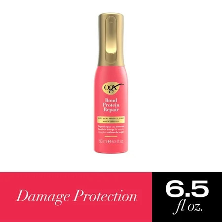 OGX Bond Protein Repair 450°F Hair Heat Protect Spray, 6.5 fl. oz | Walmart (US)