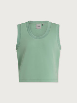 Cambrie Scoop Neck Tank - Clean Lines & Everyday Essential, Mint Green Marl / XS | Varley US