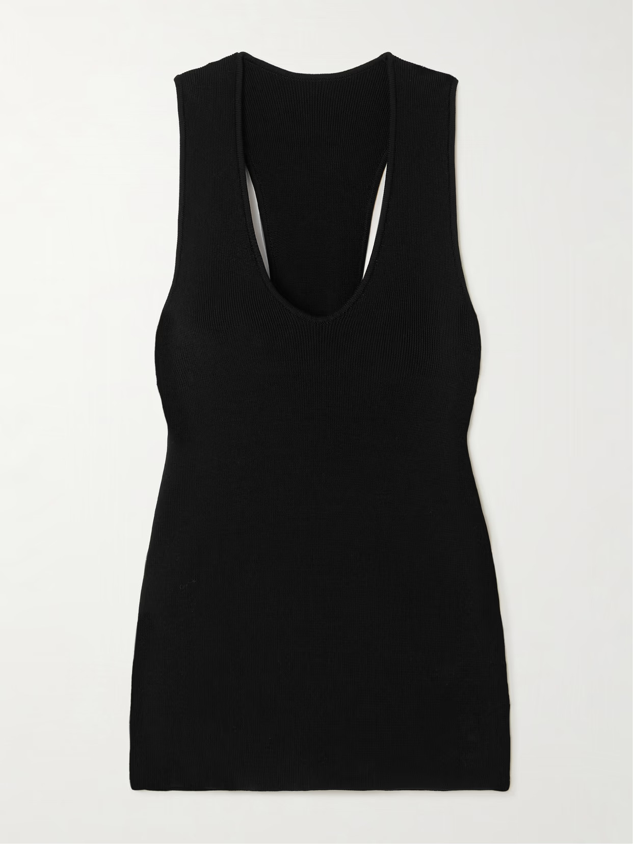 ST. AGNI - Tencel Lyocell-blend Tank - Black | NET-A-PORTER (US)