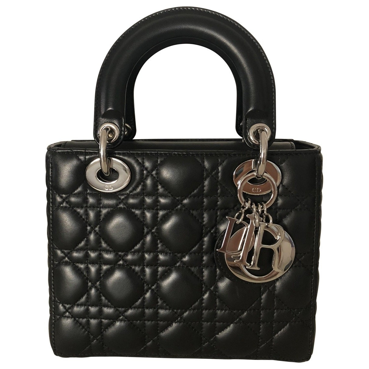 Lady Dior leather handbag | Vestiaire Collective US