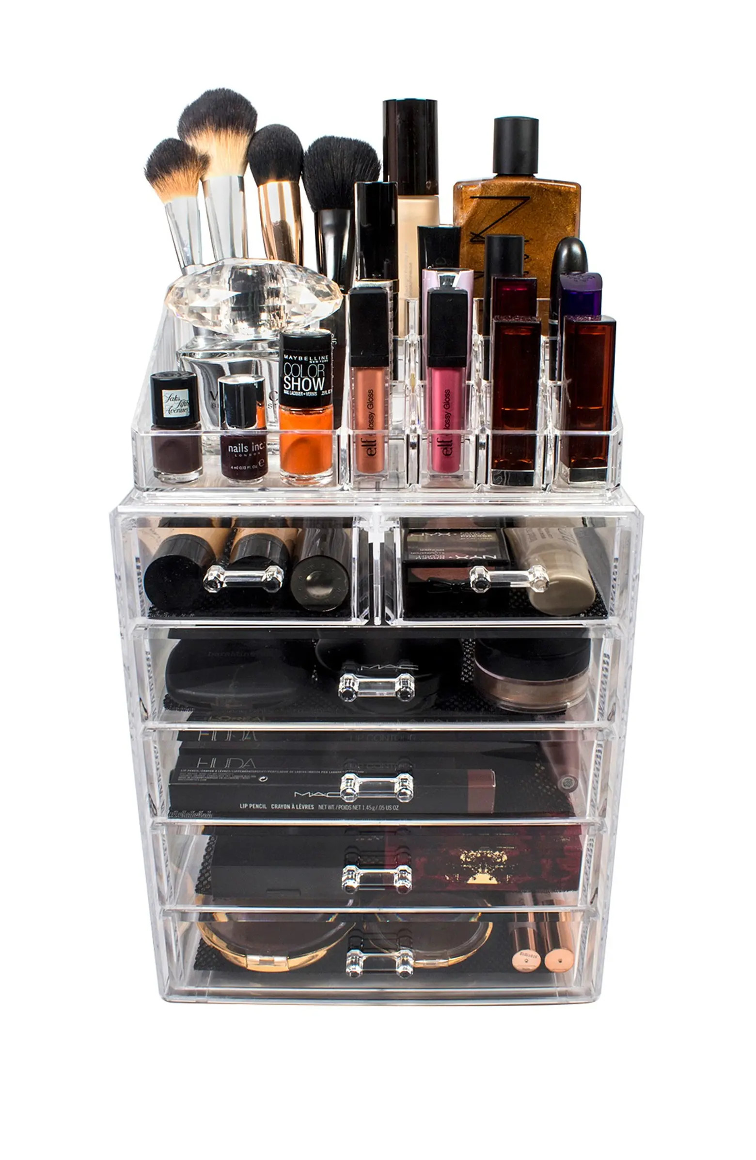 Acrylic 6 Drawer & Top Organizer Cosmetics Makeup & Jewelry Storage Case Display Set | Nordstrom Rack