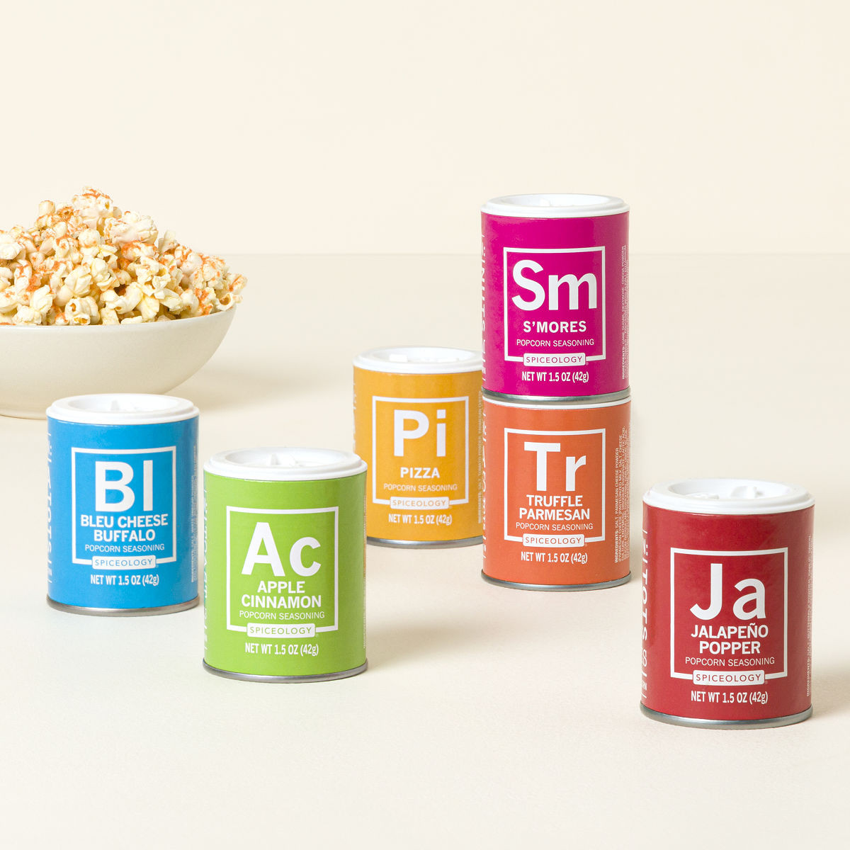 Periodic Table of Flavor Popcorn Seasoning Set | UncommonGoods