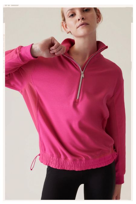 Athleta athletic pink half zip 💗

Athleta, Athleisure, wind breaker, jackets, spring style, half zip 

#LTKsalealert #LTKSeasonal #LTKfit