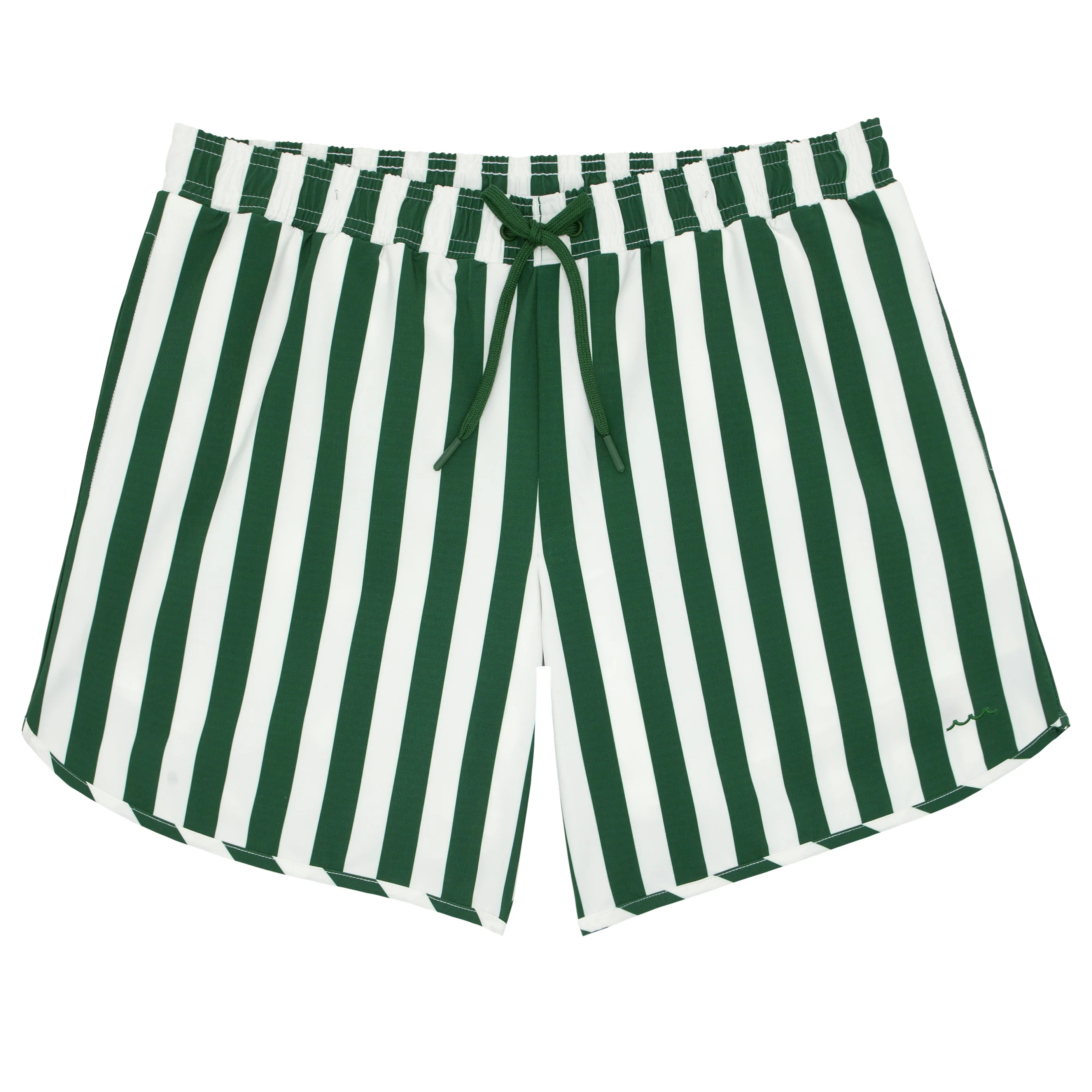 mens charleston green cabana stripe boardie | minnow