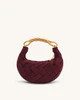 Orla Weave Handbag - Claret | JW PEI US